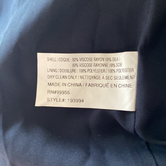 Deep blue velvet long dress New - Picture 5 of 9